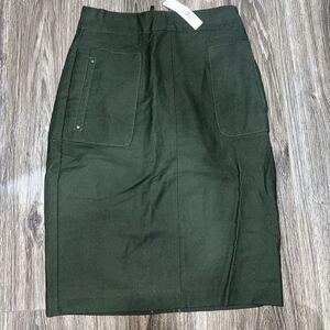 DE Collection Army Green High Waist Utility Y2K Style Skirt